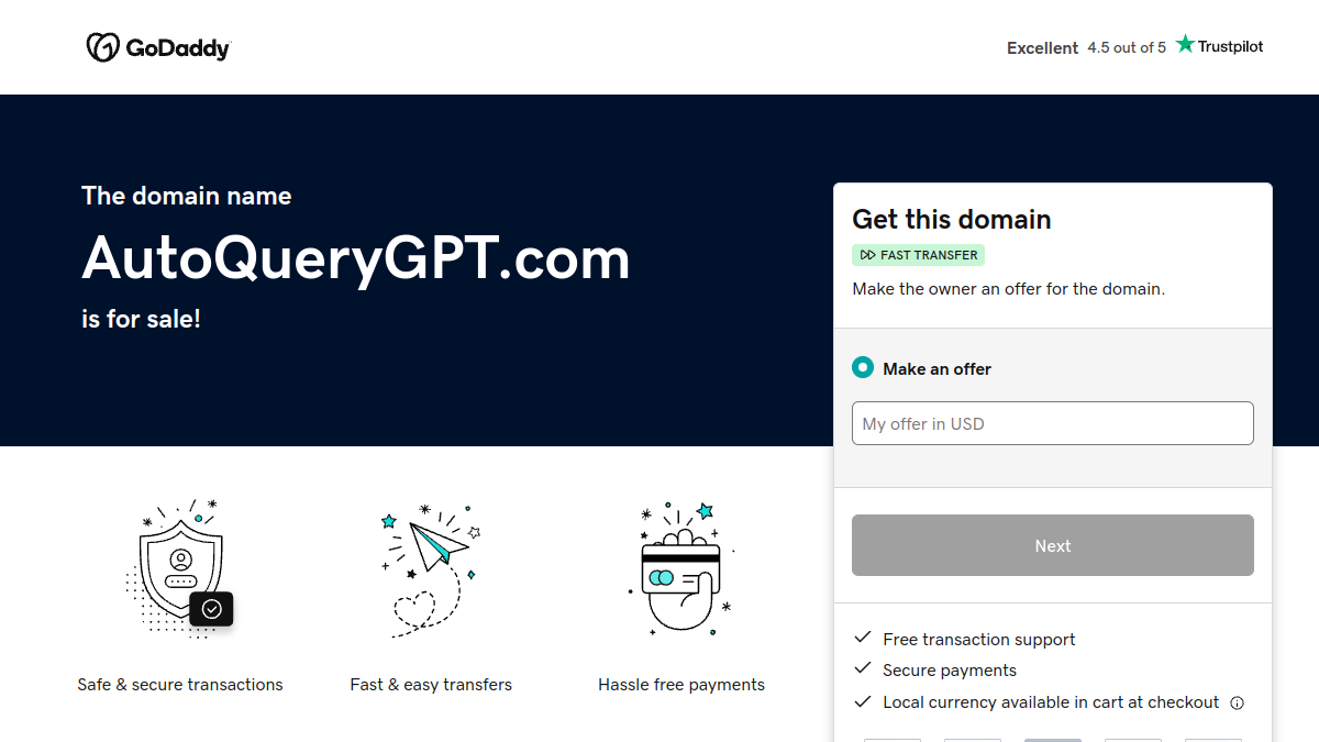 AutoQuery GPT官网截图
