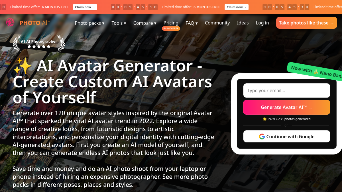 Avatar AI官网截图