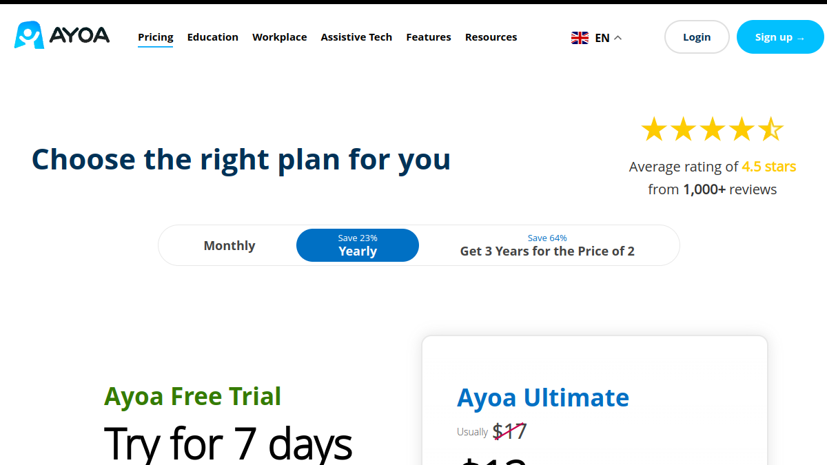 Ayoa Ultimate官网截图