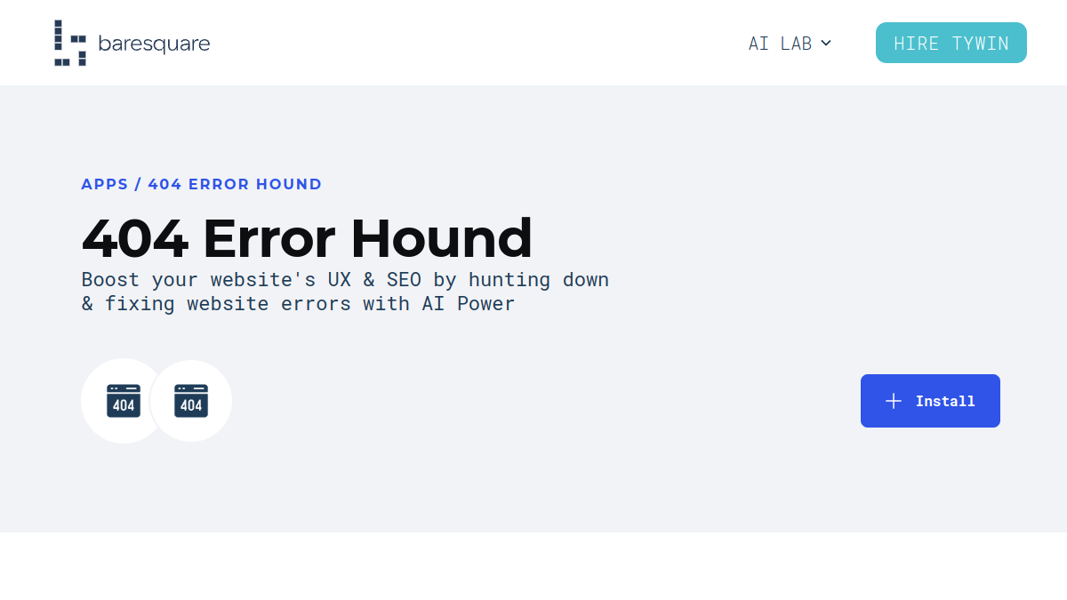 404 Error Hound官网截图