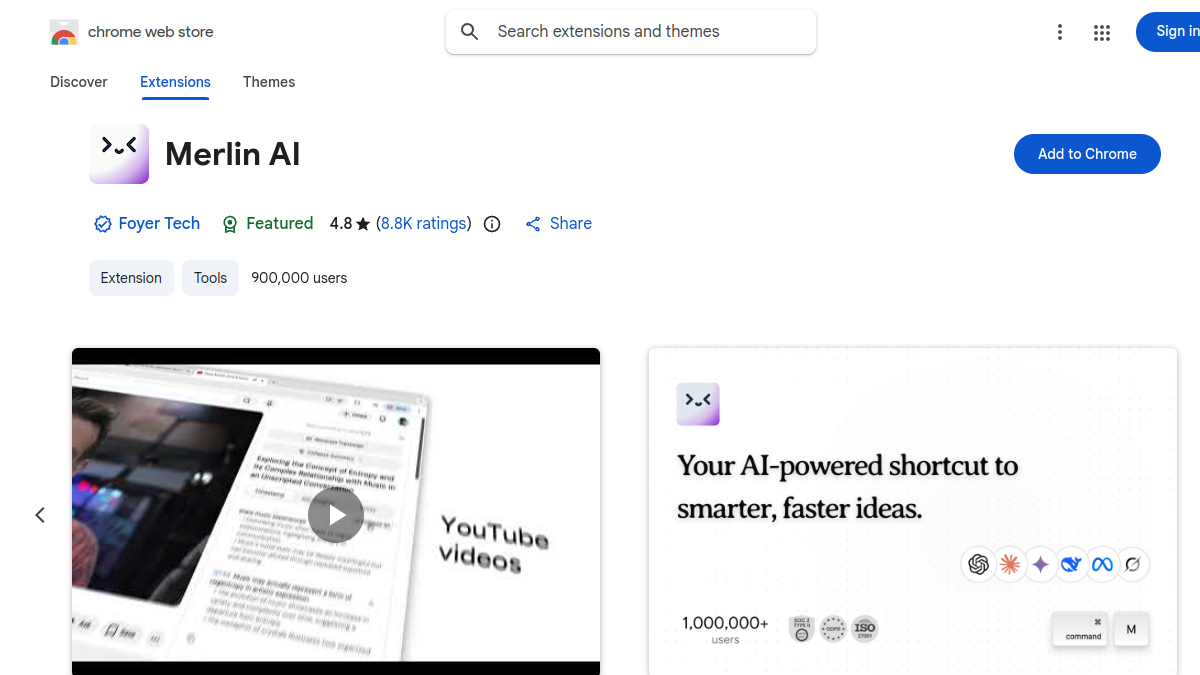 Merlin AI Plugins官网截图