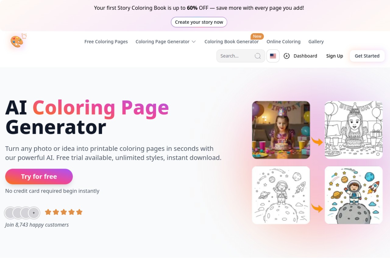 Best Coloring Pages AI官网截图