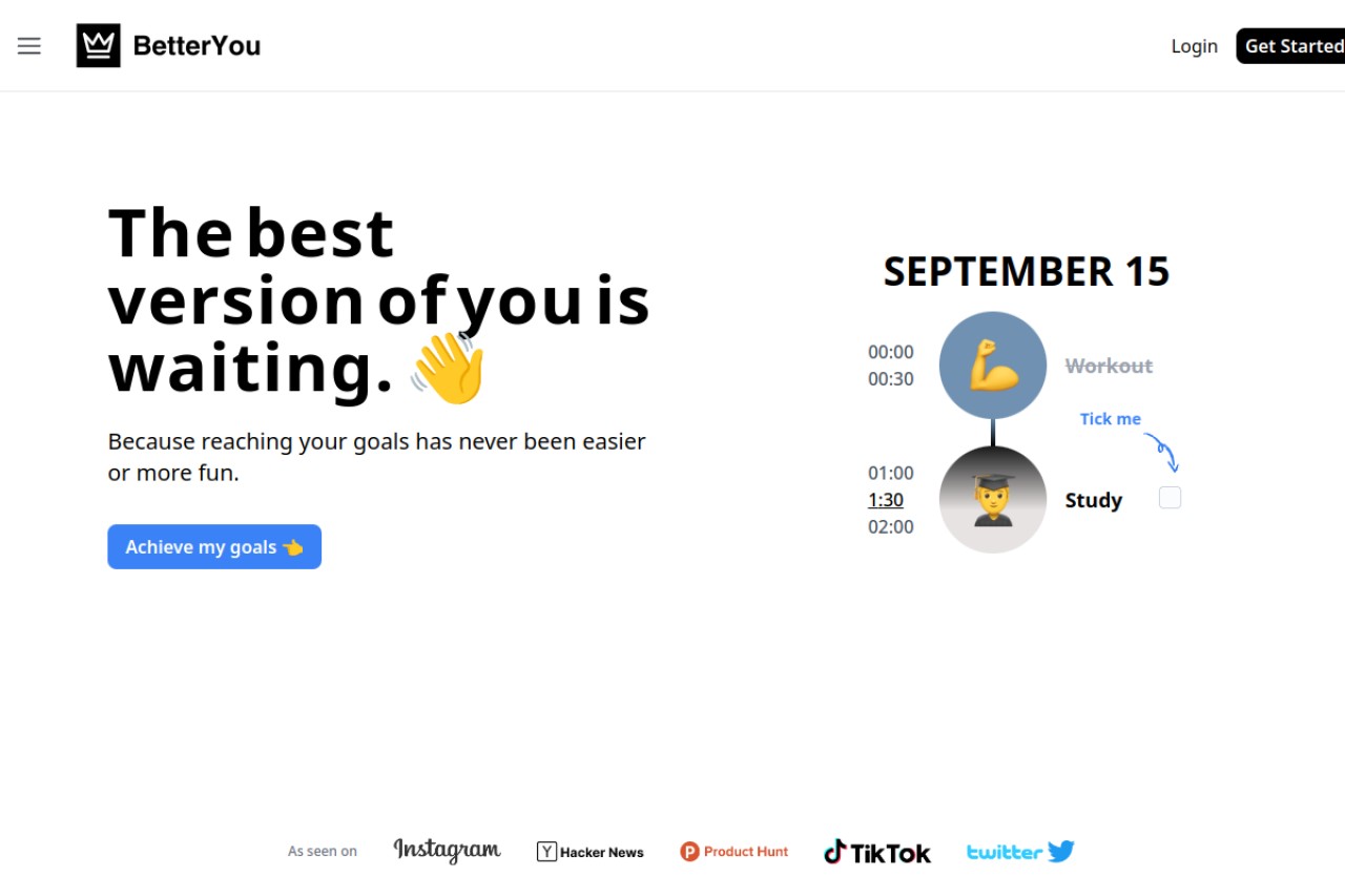 BetterYou官网截图