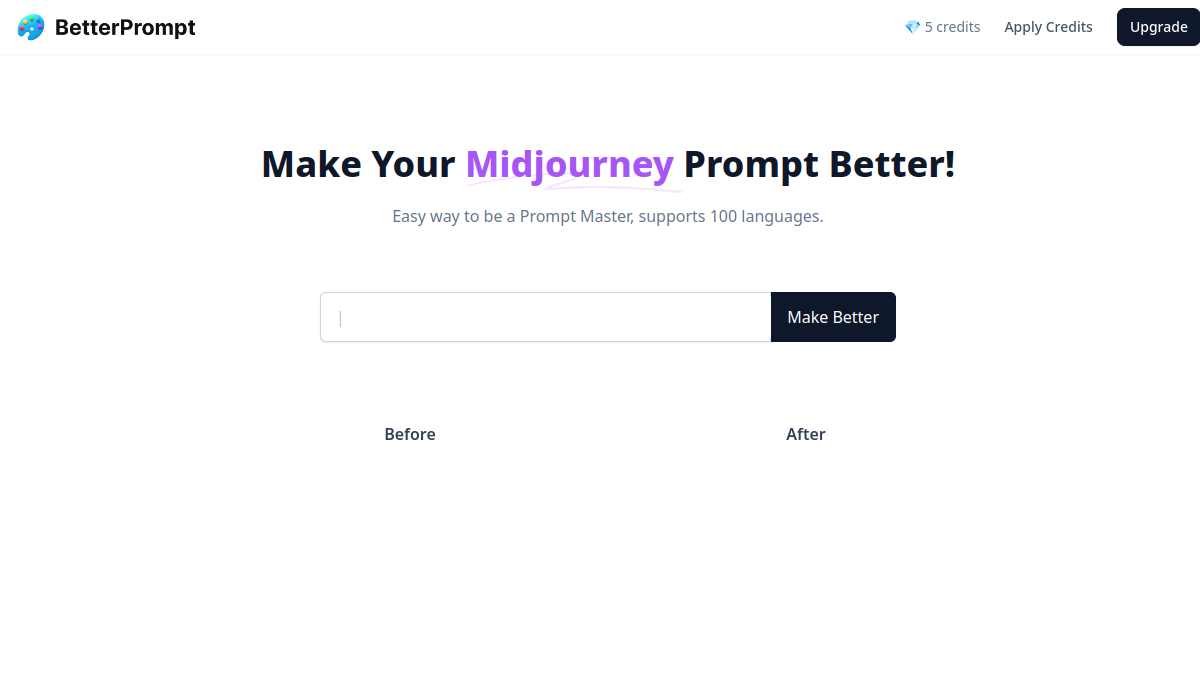 BetterPrompt官网截图