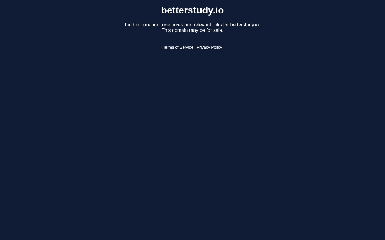 StudyBetter官网截图