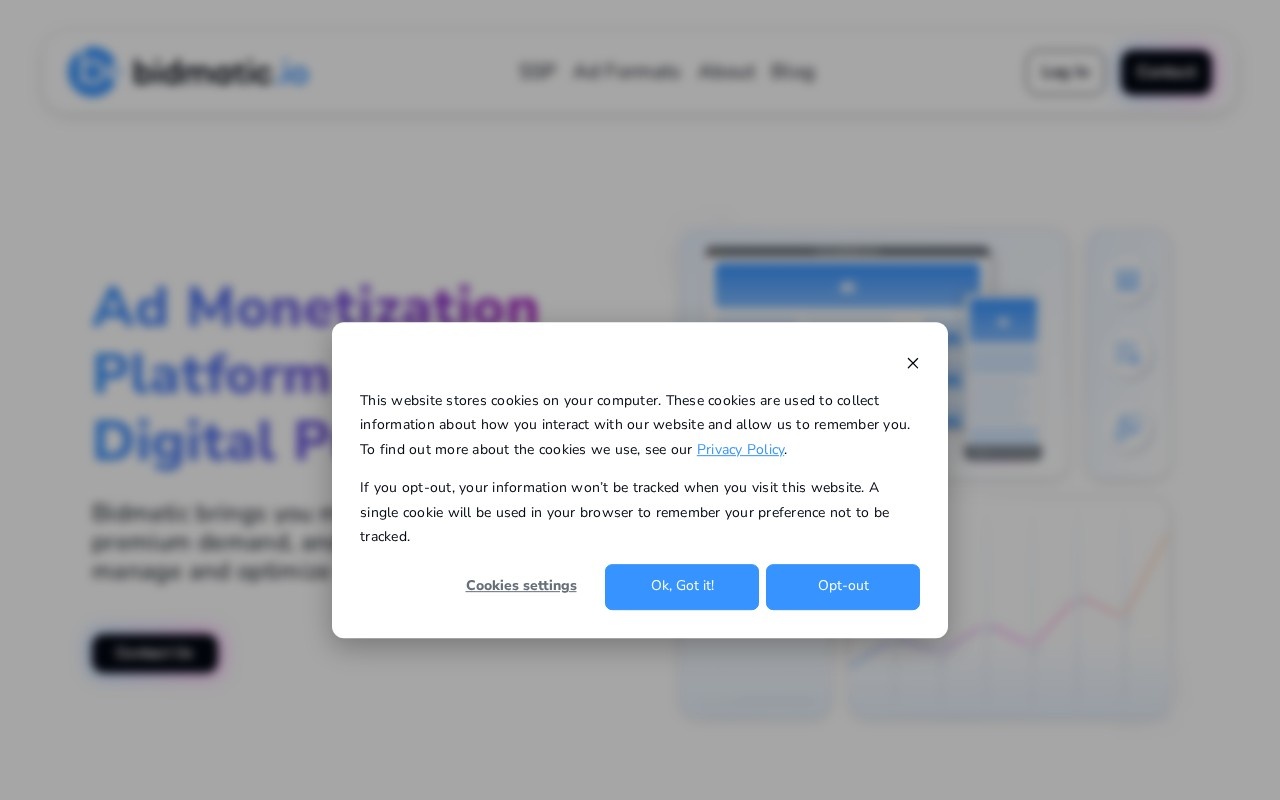 Bidmatic.io官网截图