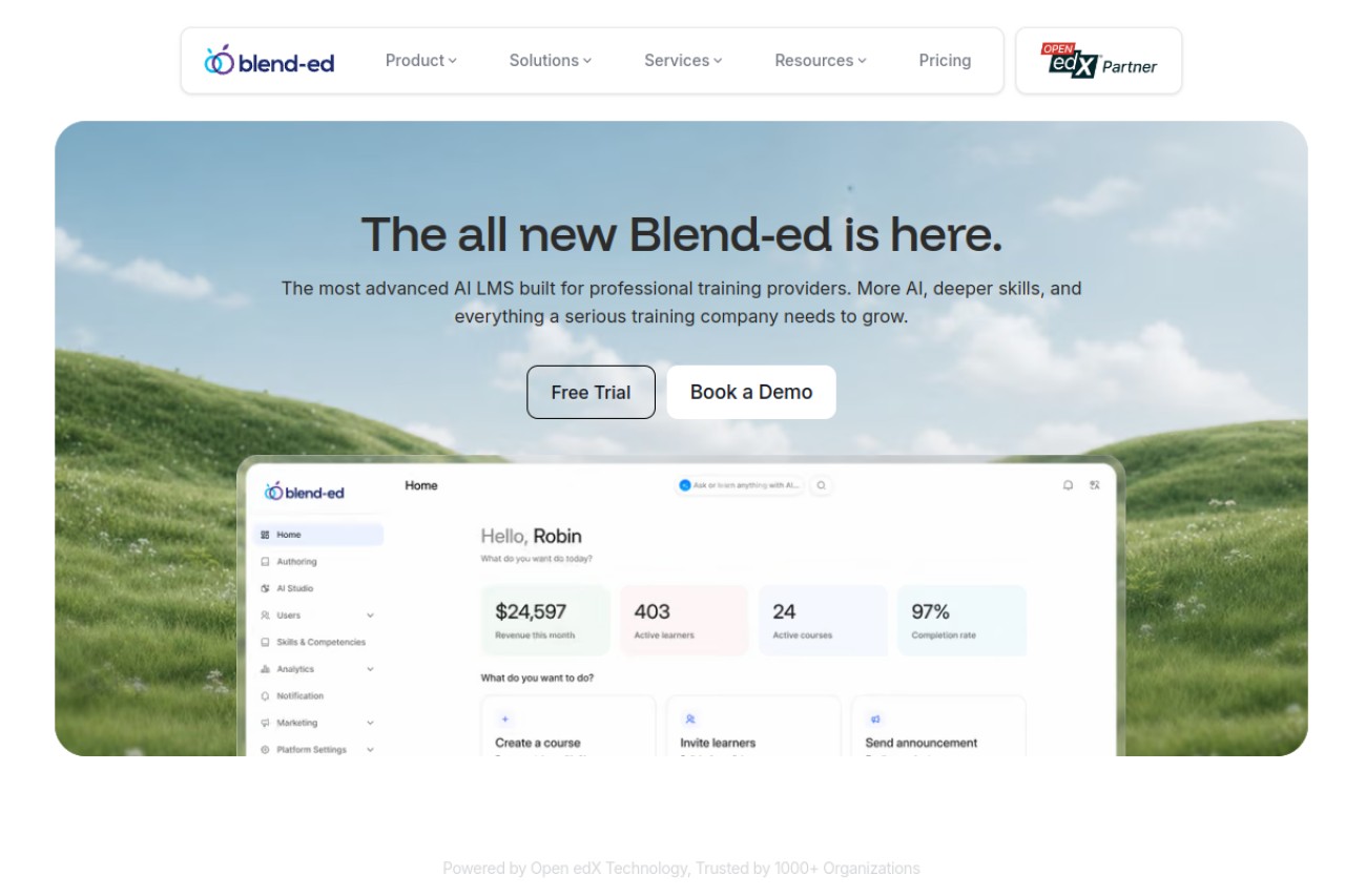 Blend-ed官网截图