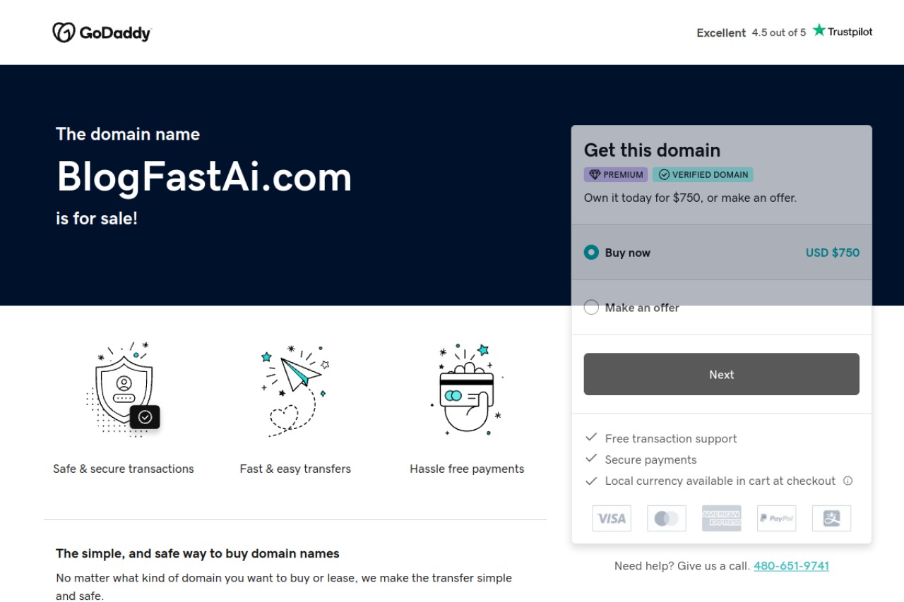 BlogFastAI官网截图