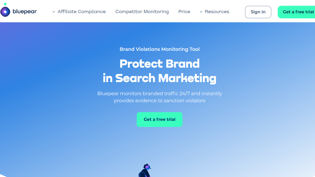 Bluepear Brand Bidding Detection Tool官网截图
