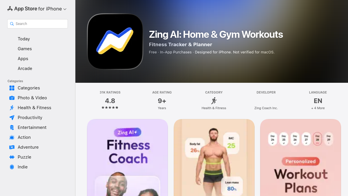 Body Scan by Zing官网截图
