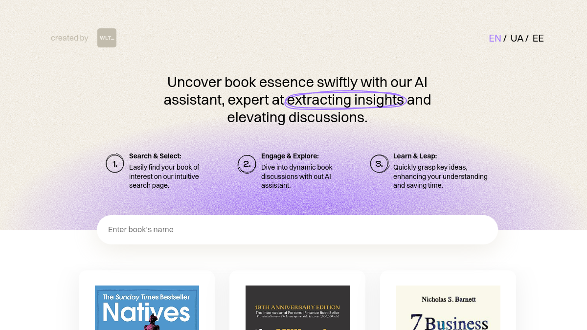 BookNote.AI官网截图