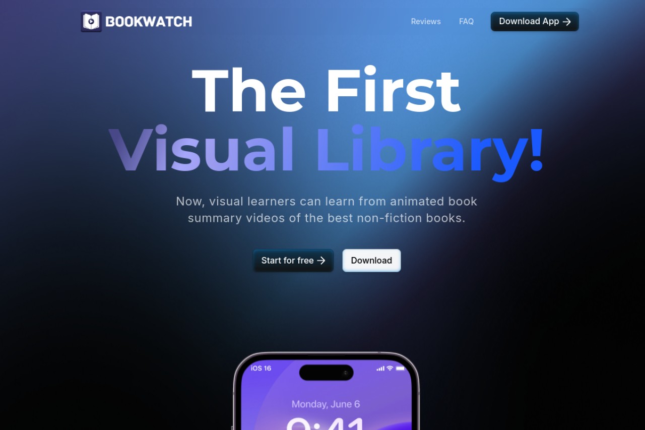 BookWatch官网截图