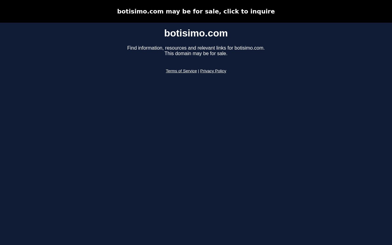 Botisimo官网截图