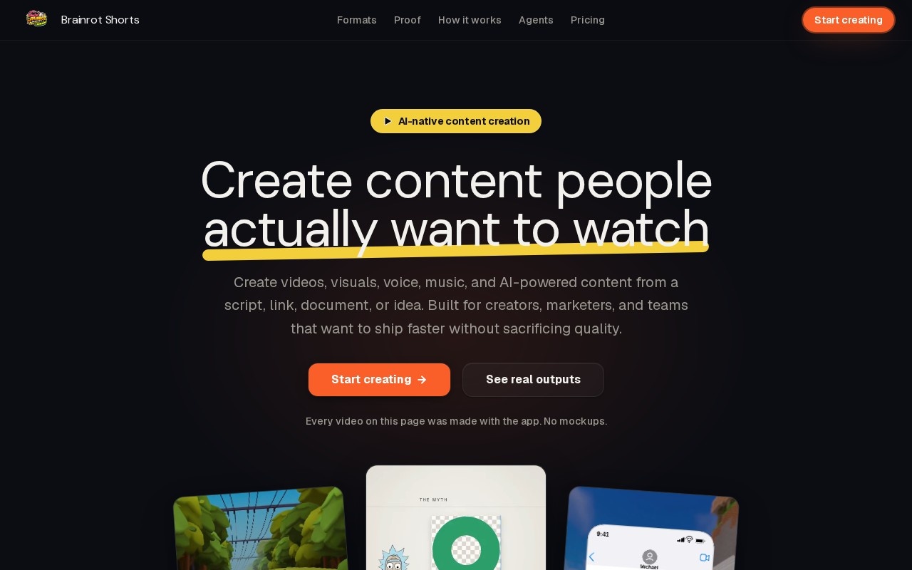 Brainrot Shorts官网截图