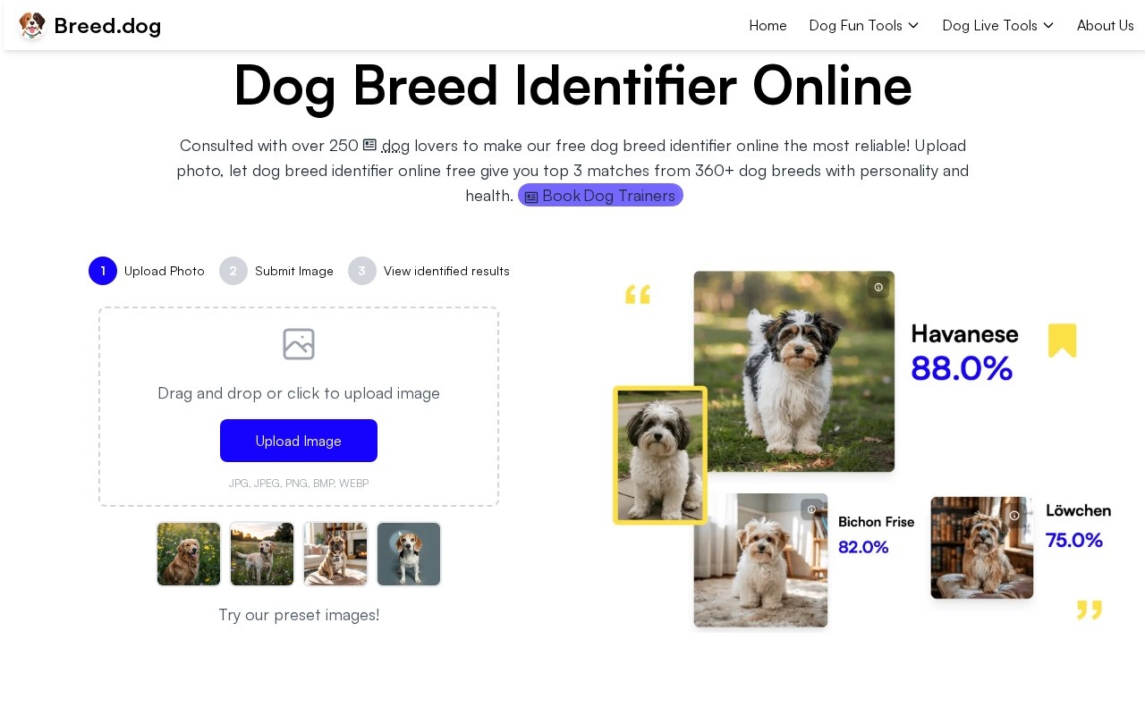 Breed.dog官网截图