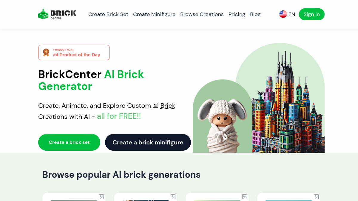 BrickCenter官网截图