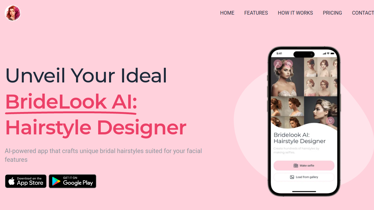 BrideLook AI: Hairstyle Designer官网截图
