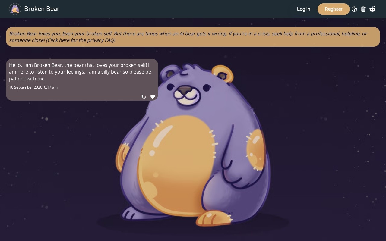 Broken Bear官网截图