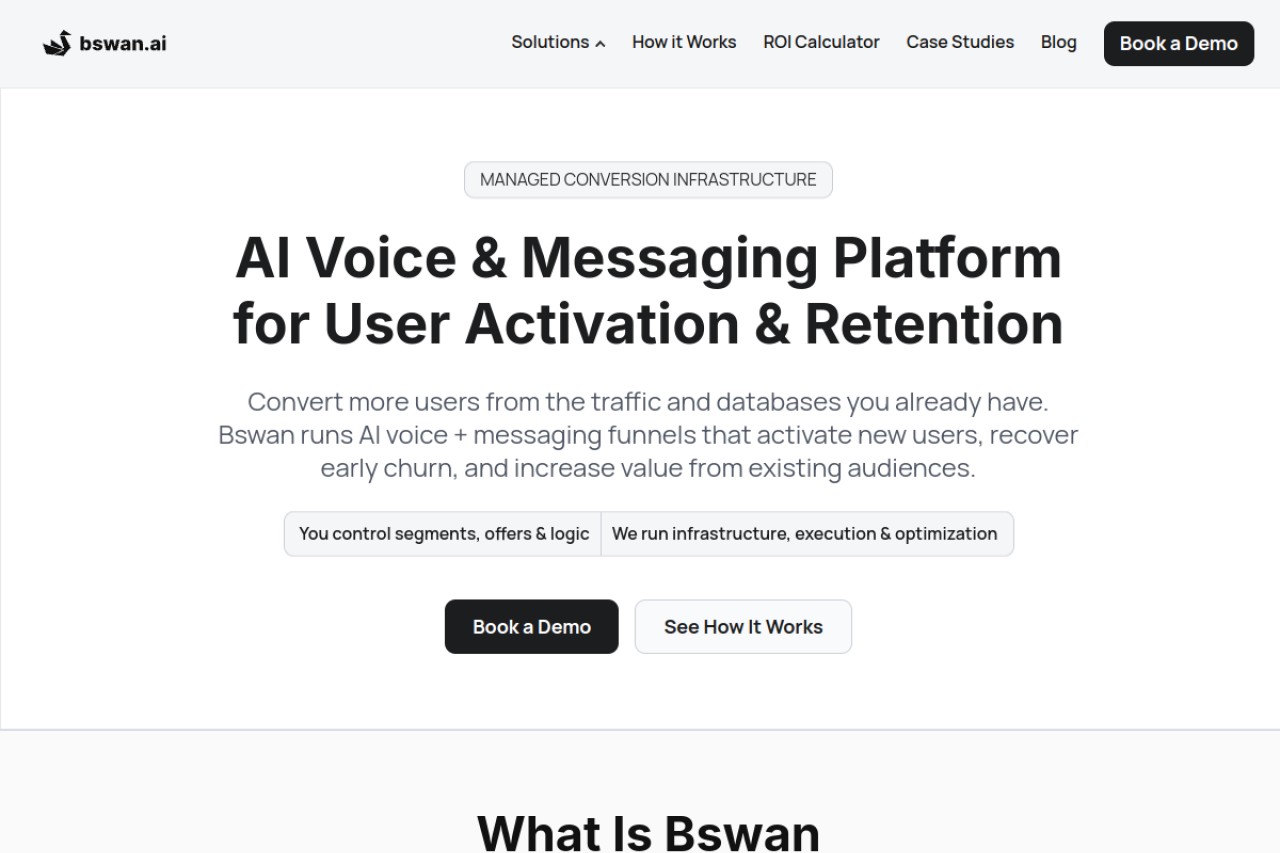 BSwan AI官网截图