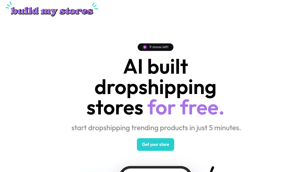 BuildMyStores官网截图