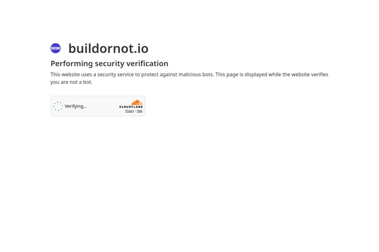 Build Or Not官网截图
