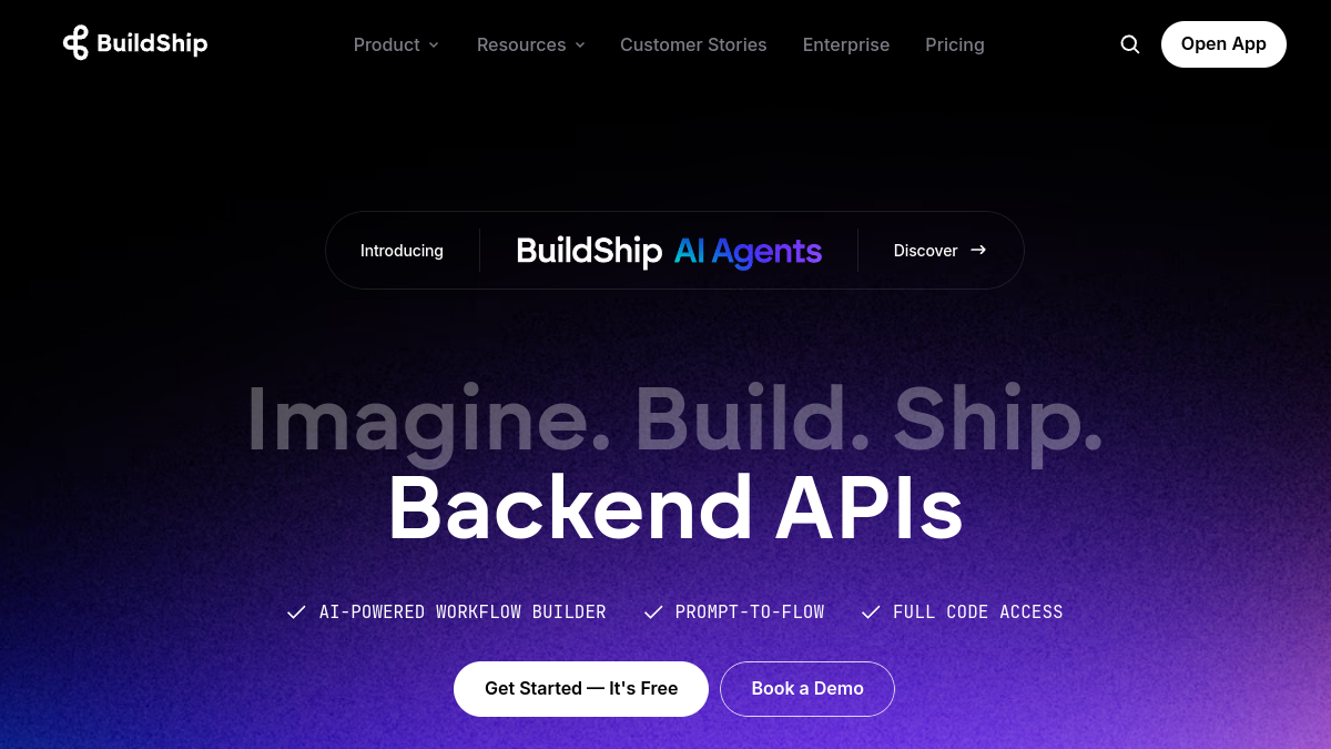 BuildShip官网截图