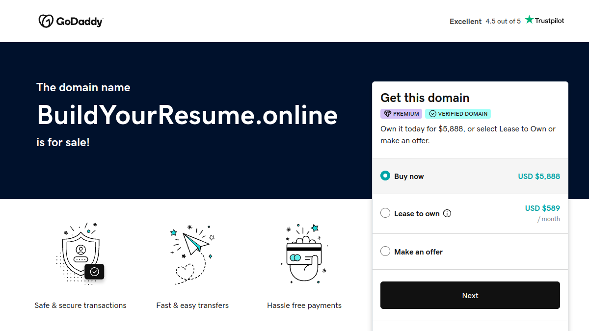 Build Your Resume官网截图