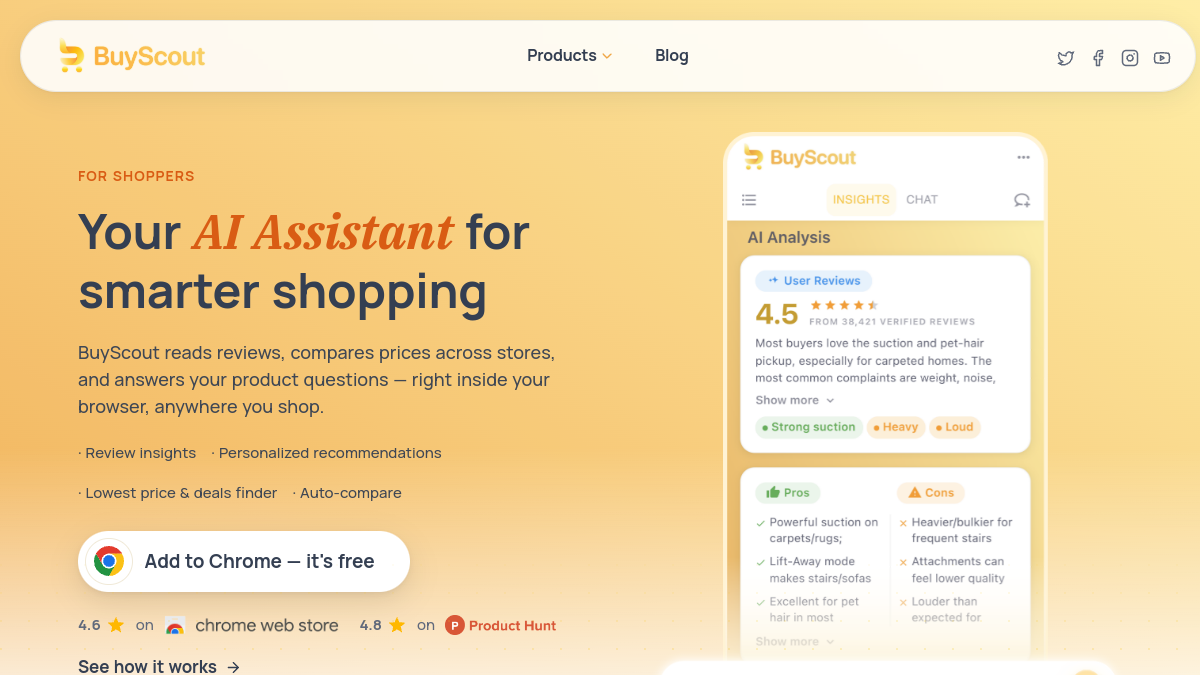 BuyScout官网截图