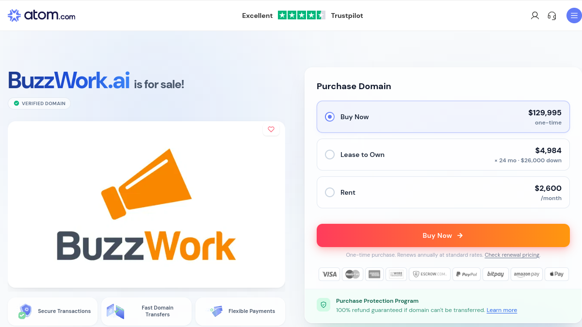 BuzzWork官网截图