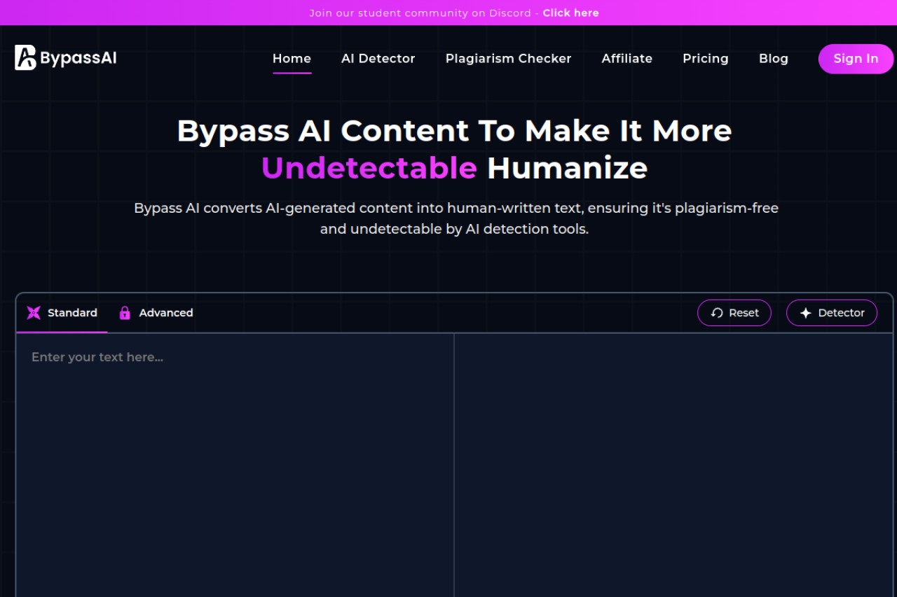 Bypass AI官网截图