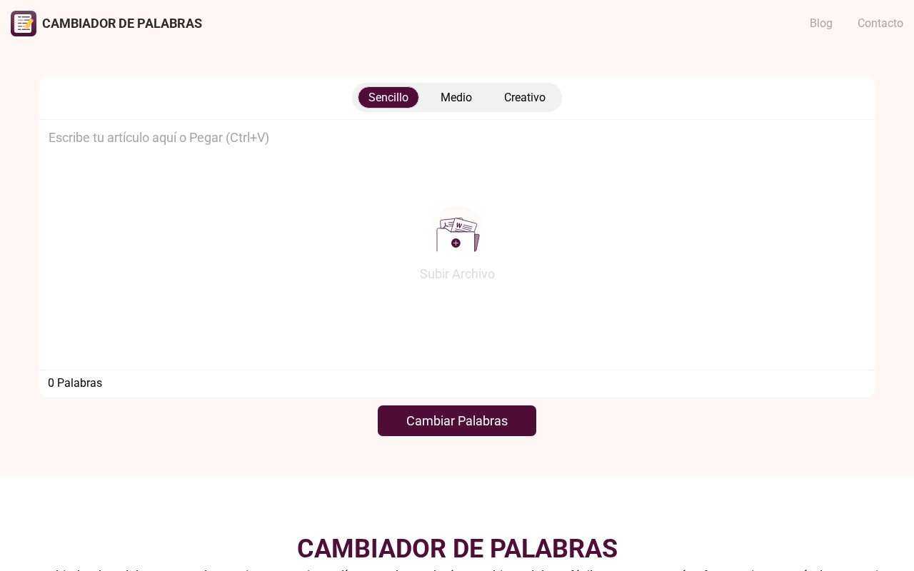 Cambiador De Palabras官网截图