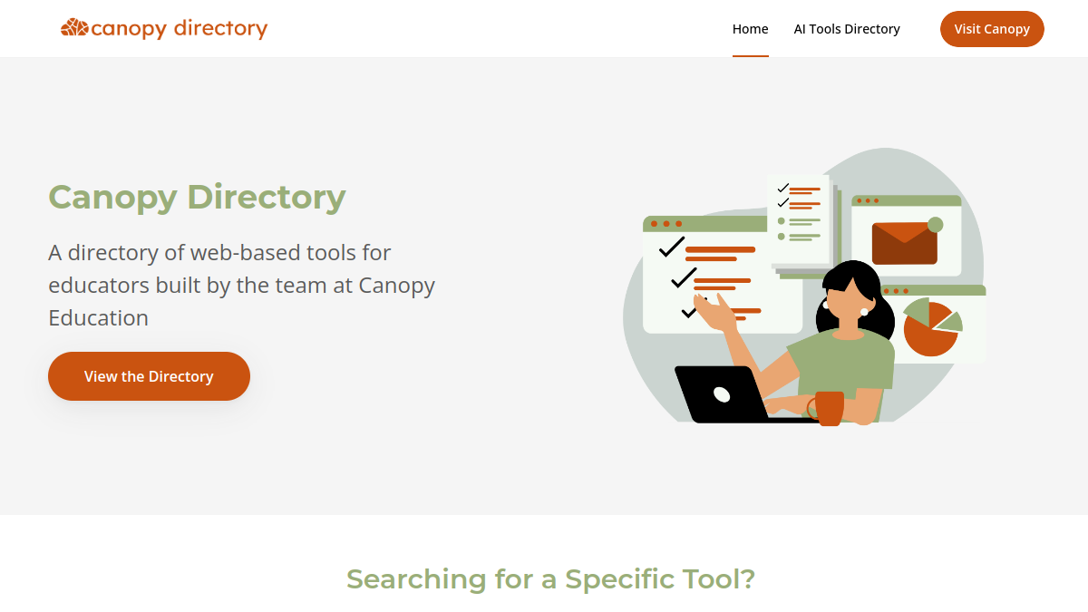 Canopy Directory官网截图