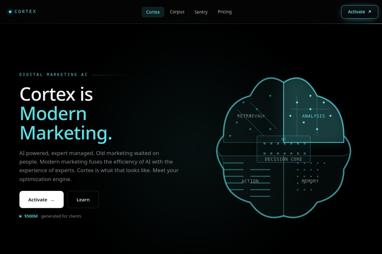 Cortex - Capconvert官网截图