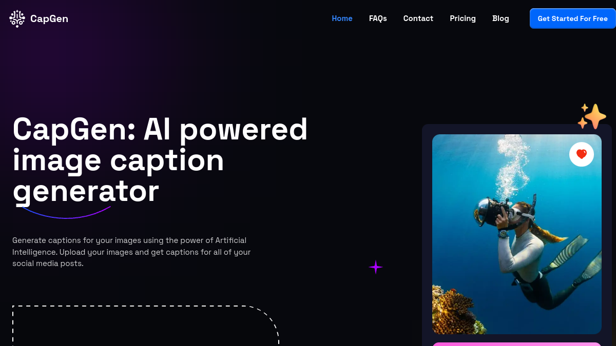 CapGen AI Captions for Instagram官网截图
