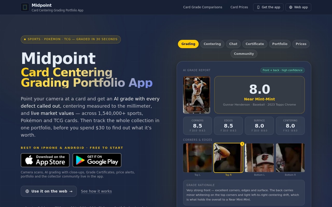 Midpoint - Card Centering Tool官网截图
