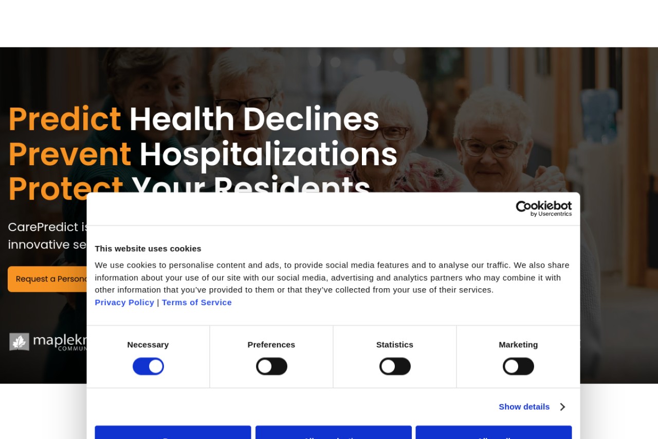 CarePredict官网截图