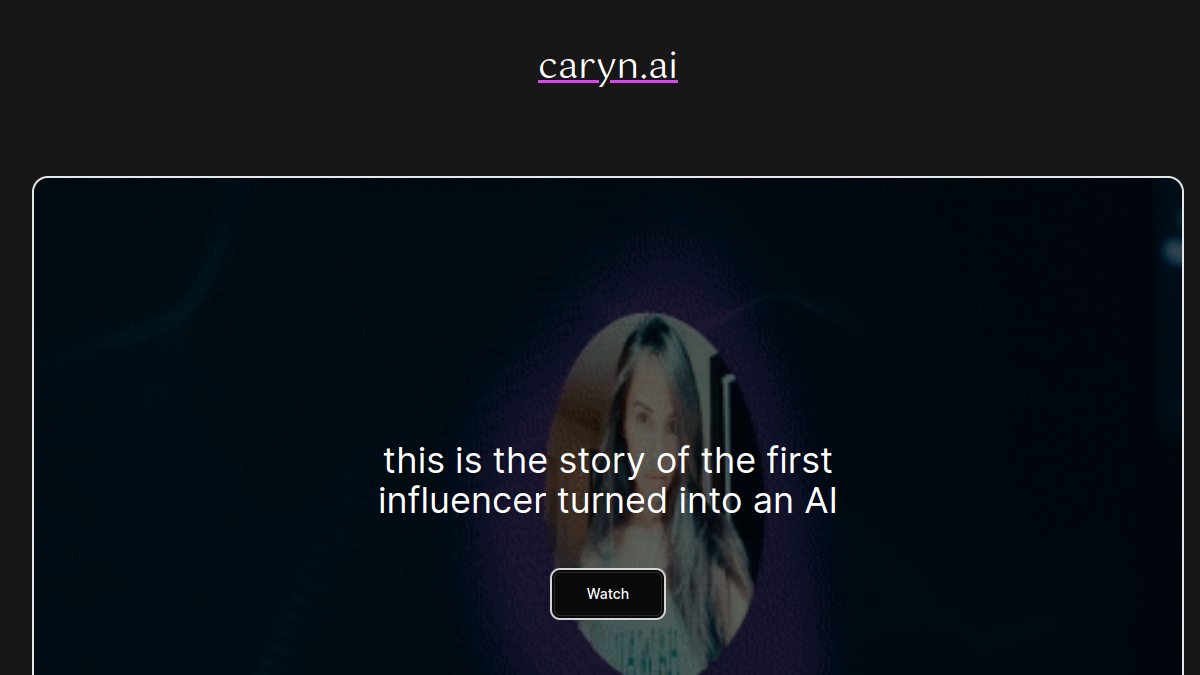 Caryn.ai官网截图