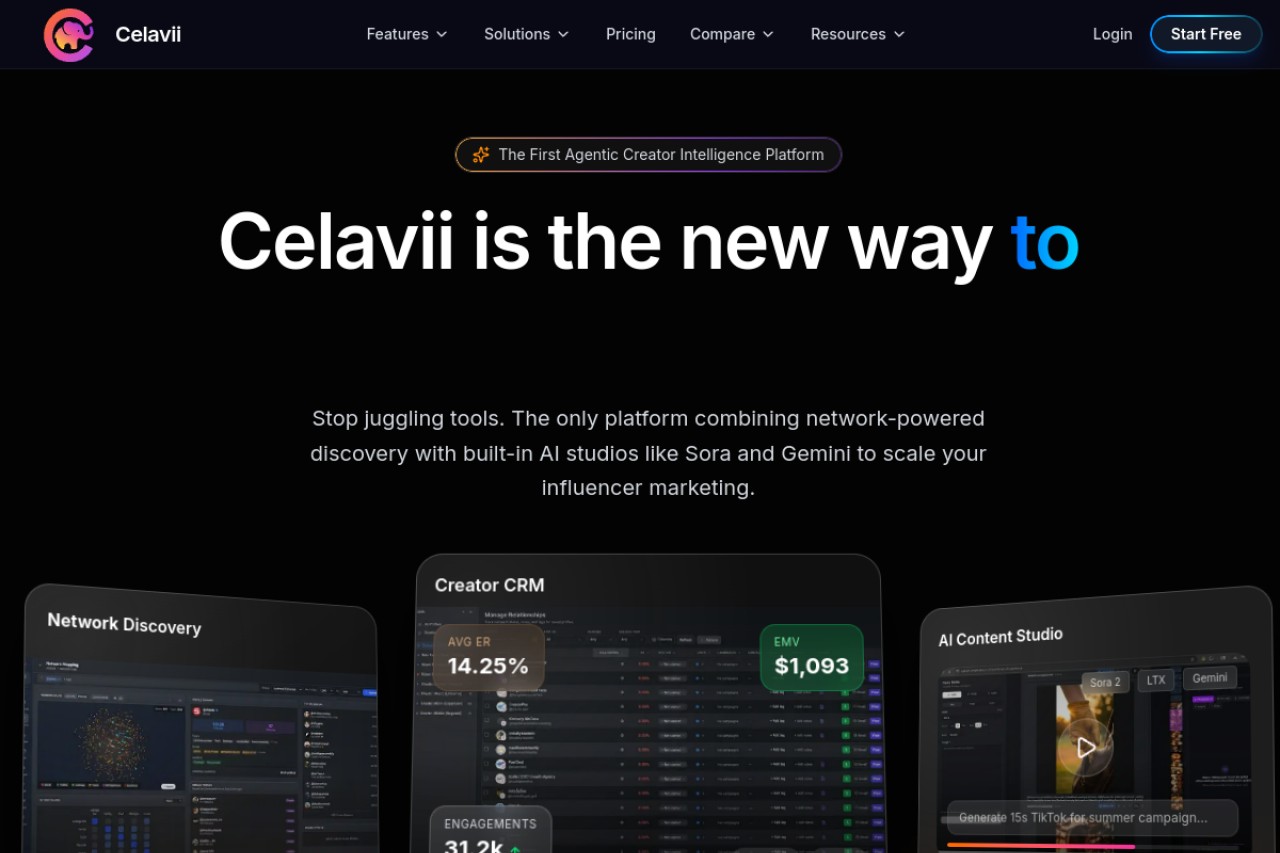 Celavii官网截图