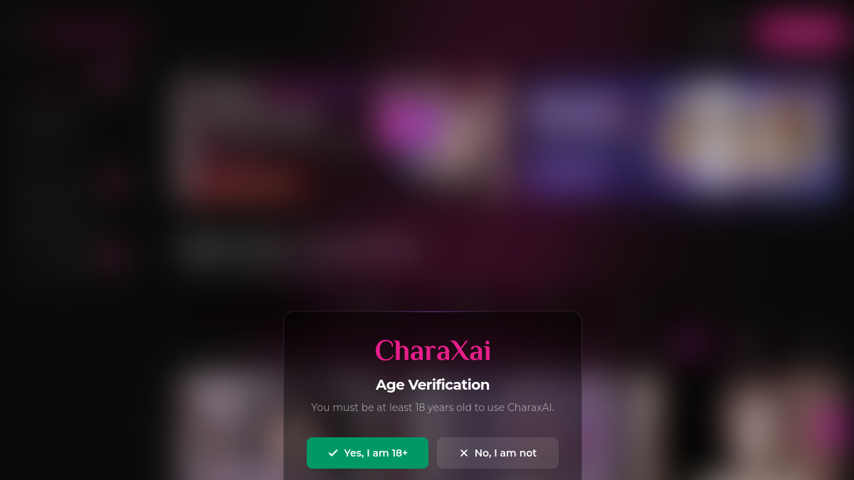 CharaxAI官网截图