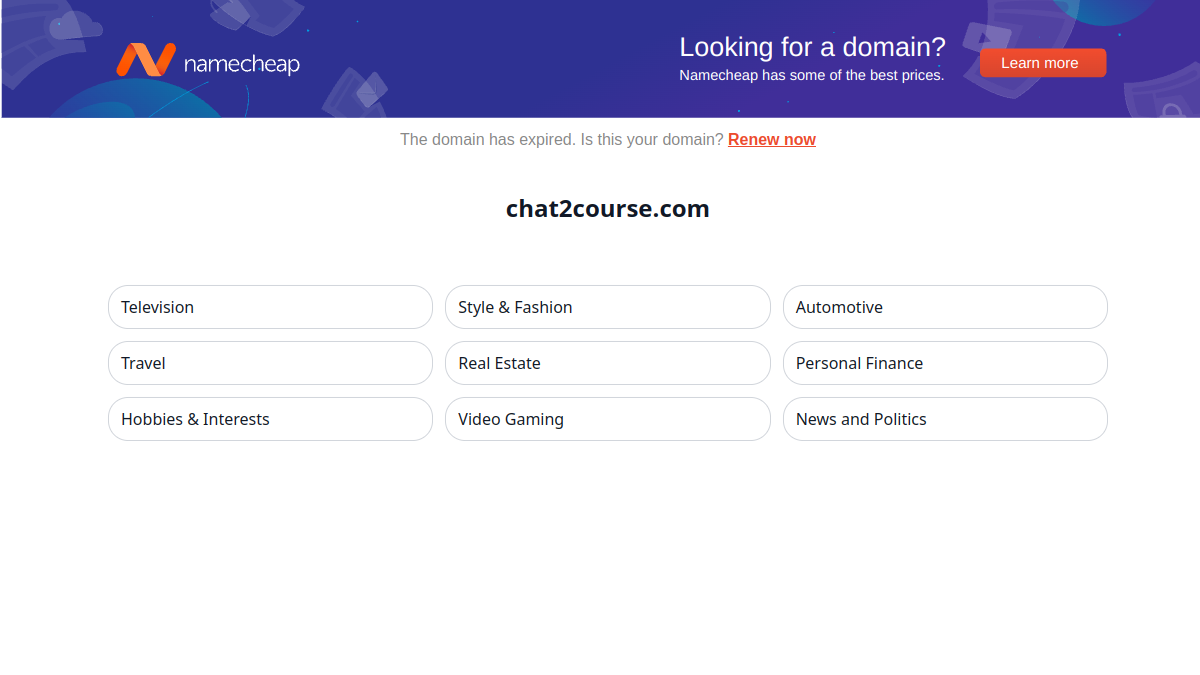 Chat2Course官网截图
