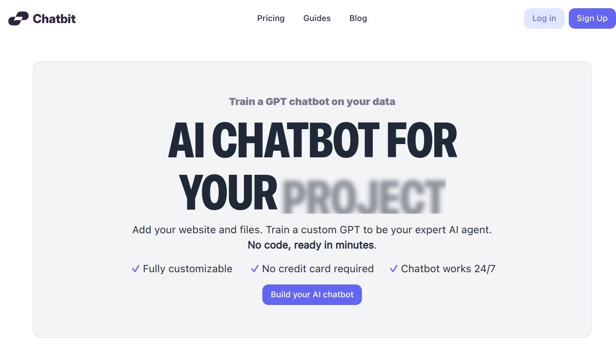 Chatbit官网截图