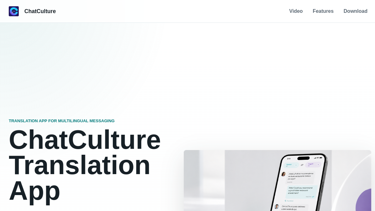 ChatCulture官网截图