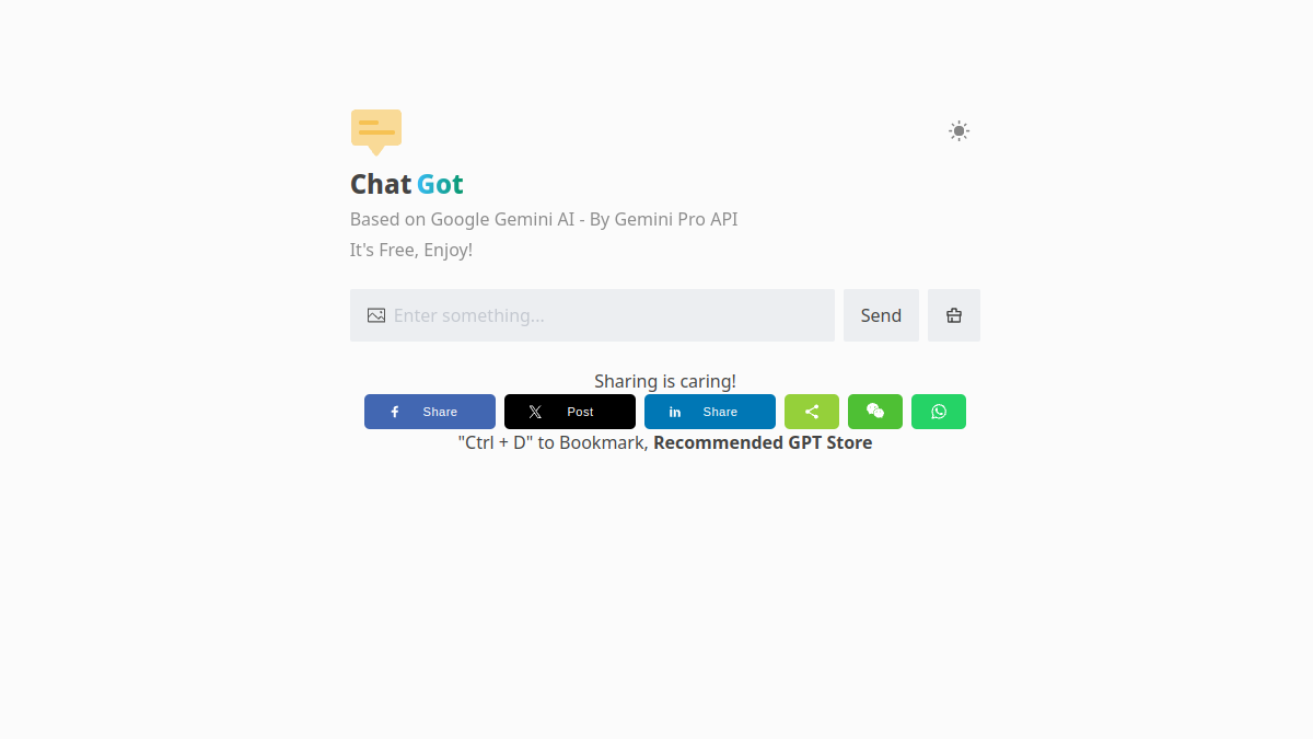 Chat Gemini官网截图