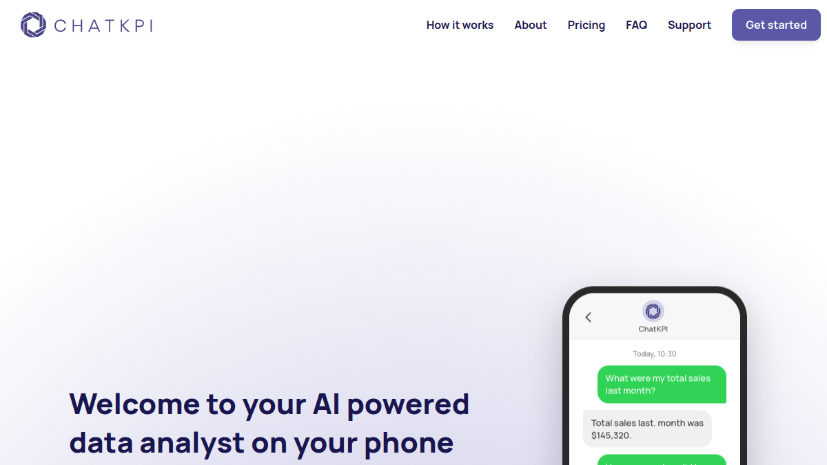ChatKPI官网截图