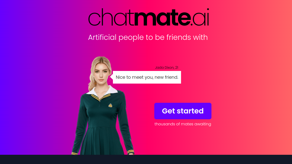 Chatmate AI官网截图