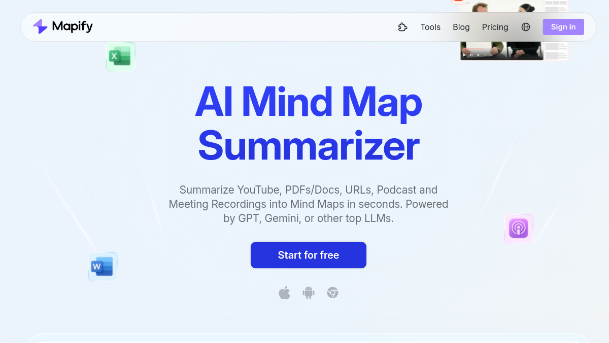 Chatmind AI官网截图