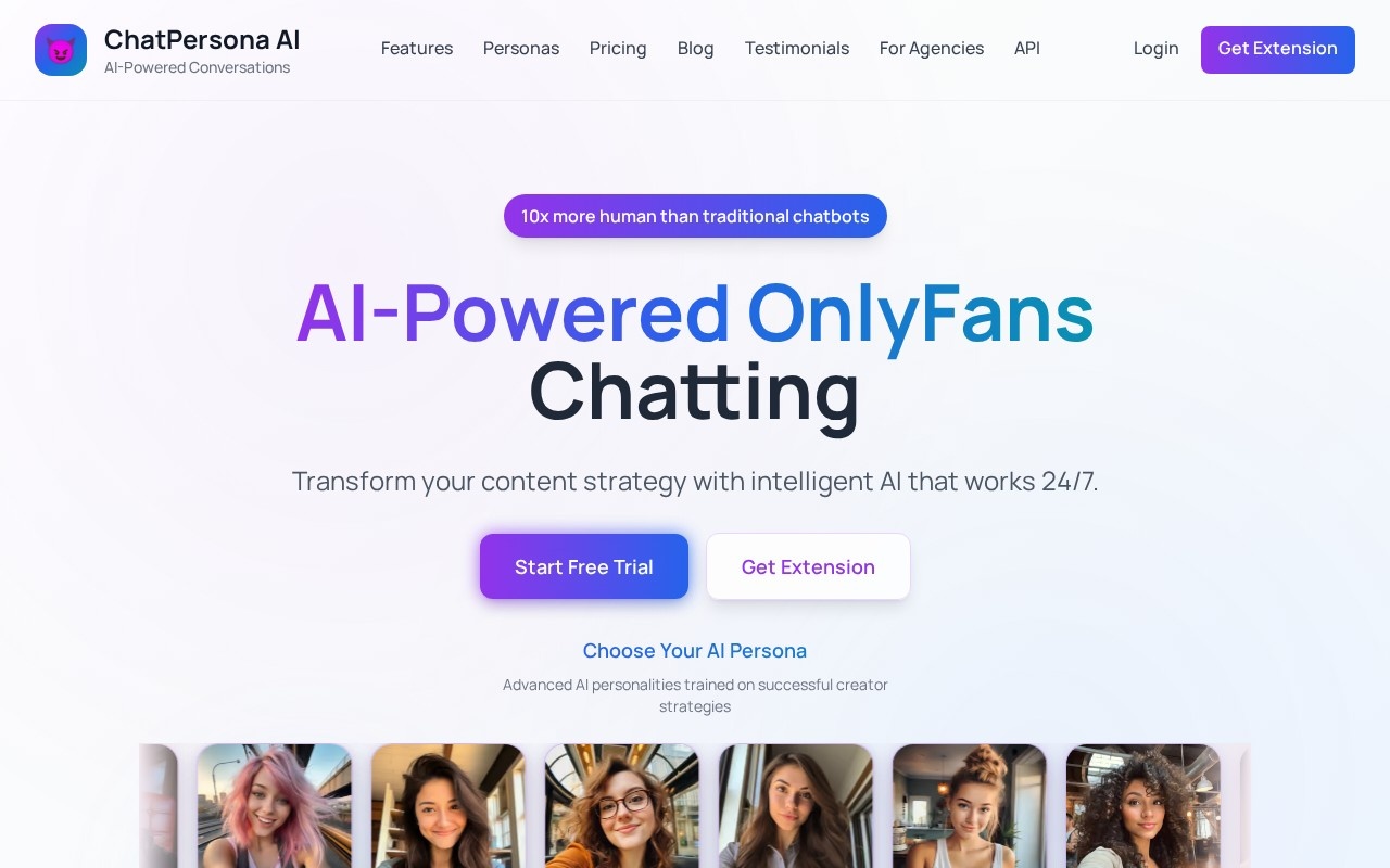 ChatPersonas.ai官网截图