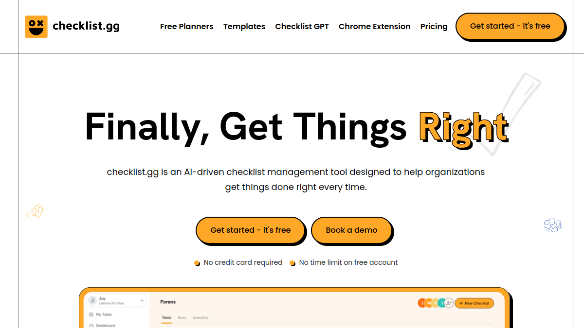 Checklist.gg官网截图
