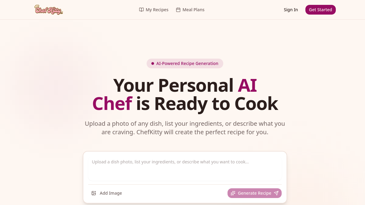 Chef Kitty Ai官网截图