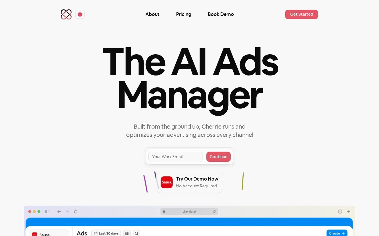 Cherrie AI官网截图